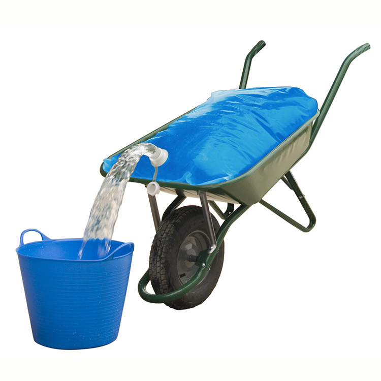 Water sack for wheelbarrows