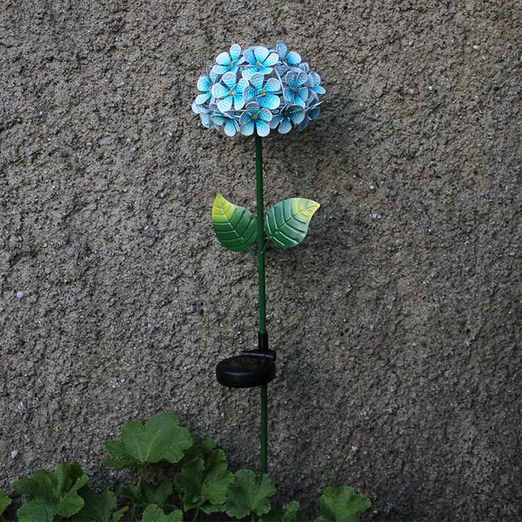 Solar Cell Flower on a Stick, Hydrangea