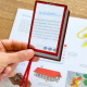 Bookmark with magnifying glass