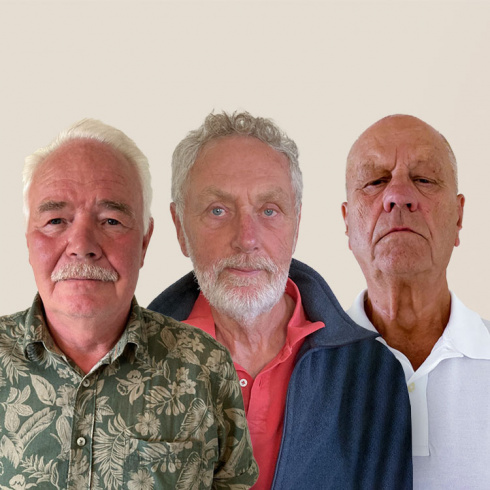 Bengt-Göran Persson, Gunnar Larsson and Lennart Fellinger
