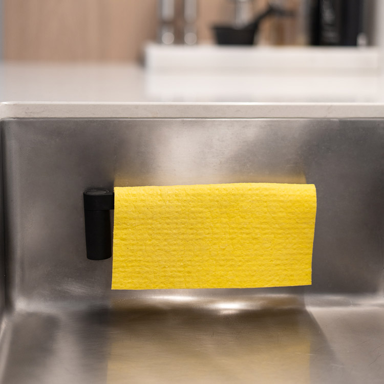 Kitchen Dishcloth Holder for Sink and Bathroom - Space Saving