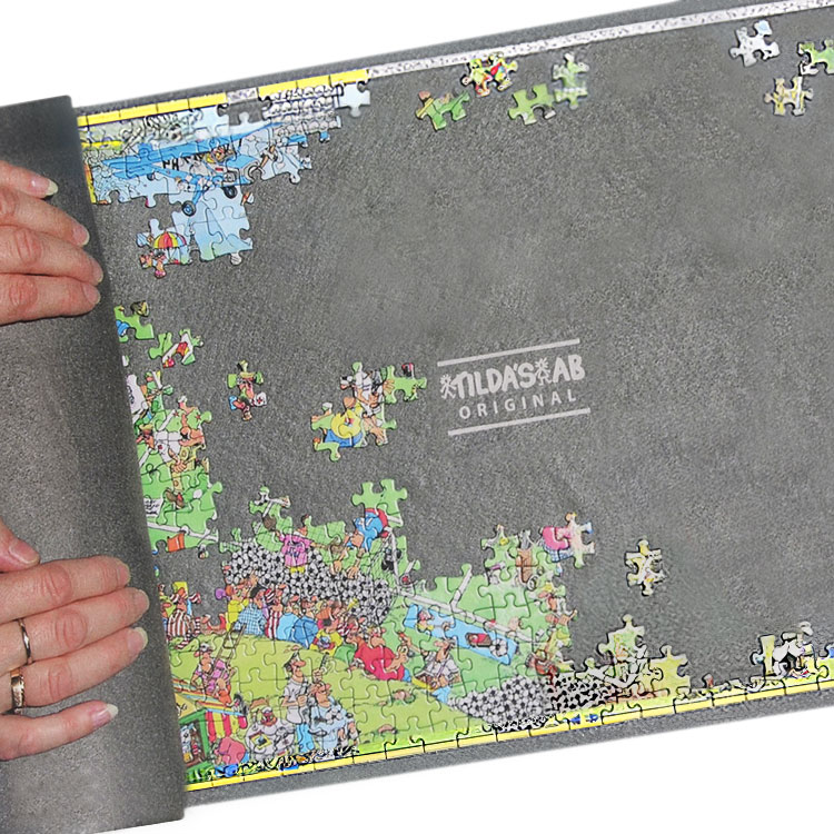 Puzzle Mat for 2,000Piece Puzzles Roll up your puzzle and work on it