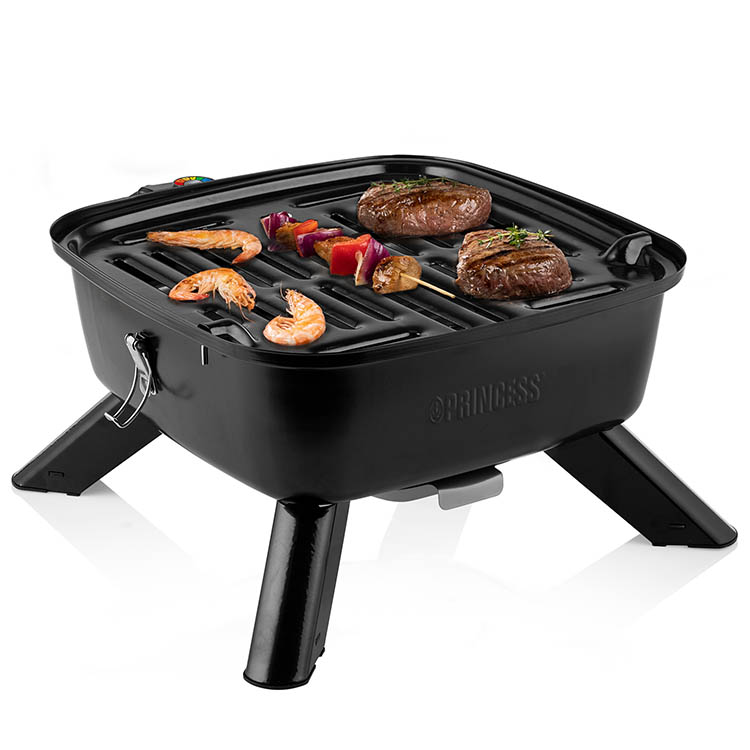 Hybrid grill Combined charcoal and electric grill SmartaSaker