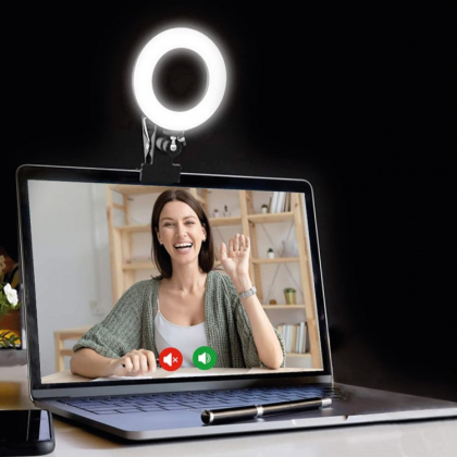 Ring light for computers - LED-light for your screen | SmartaSaker
