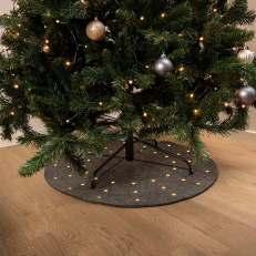 Christmas tree mat with stars