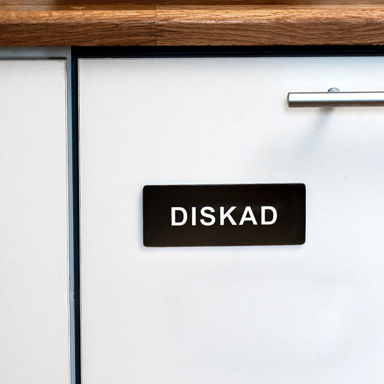 Dishwasher magnet Swedish