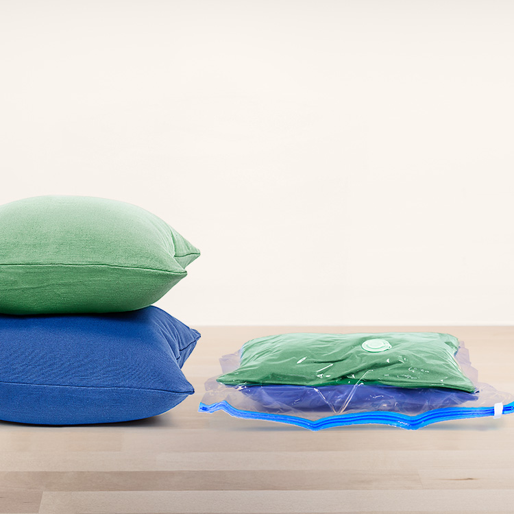 Vacuum bags for clothing, pillows & duvets