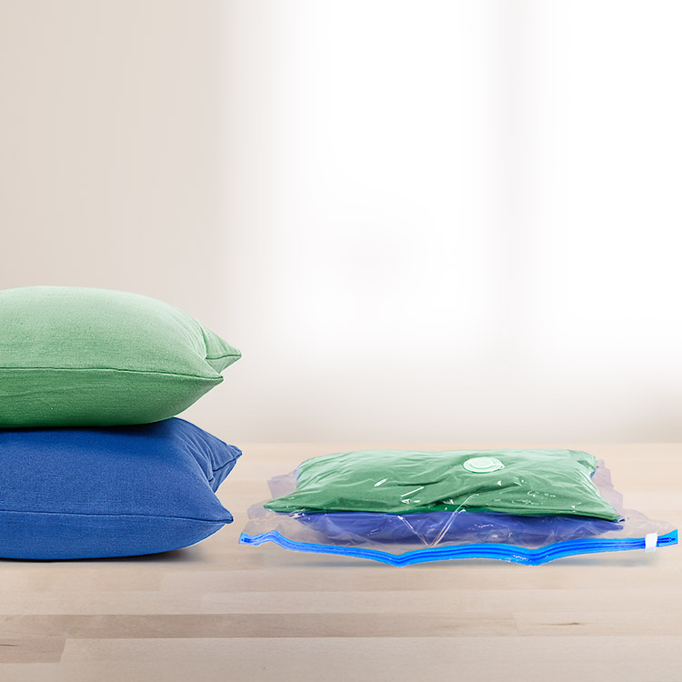 Vacuum bags for clothing, pillows & duvets