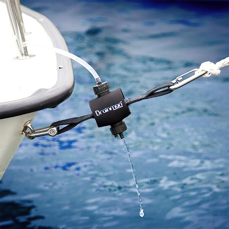 Wave-driven bilge pump