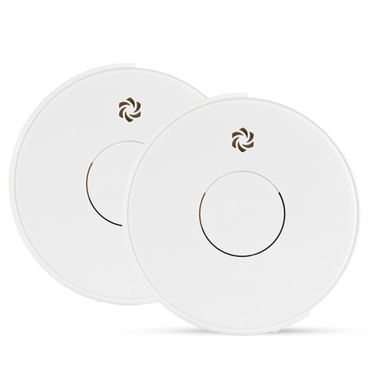 Interconnectable smoke alarm, 2 pack