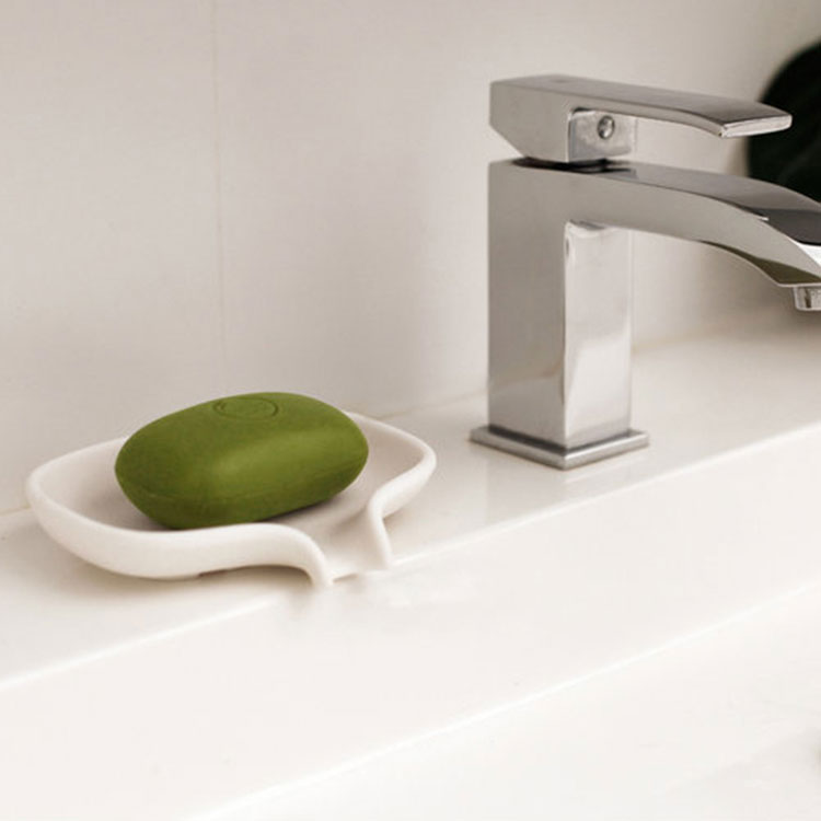 Soft Soap Dish with Drainage Spout