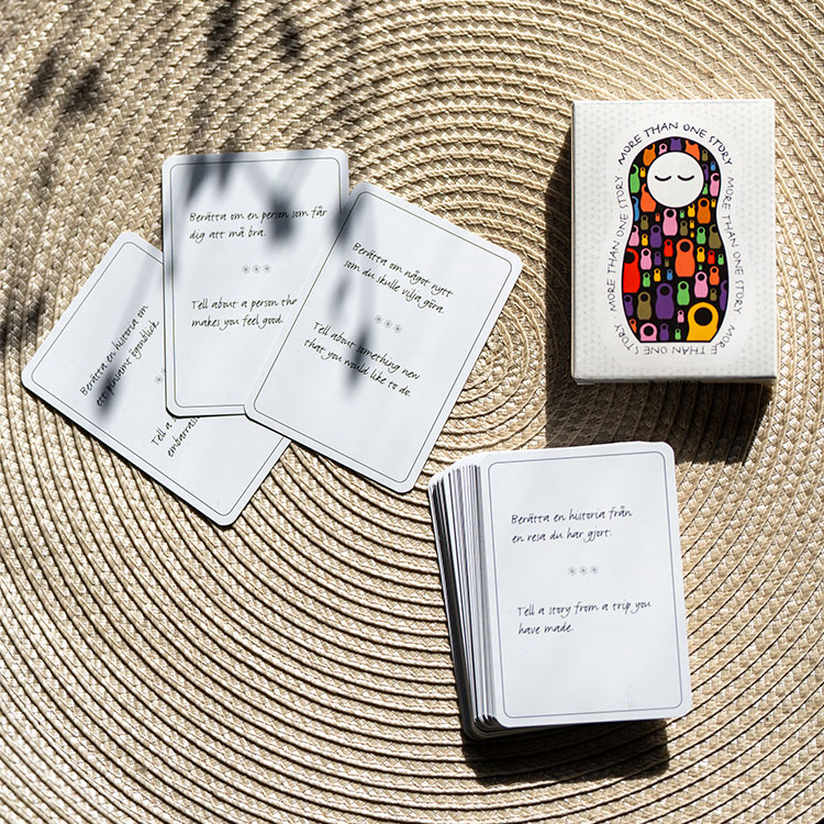 More Than One Story card game
