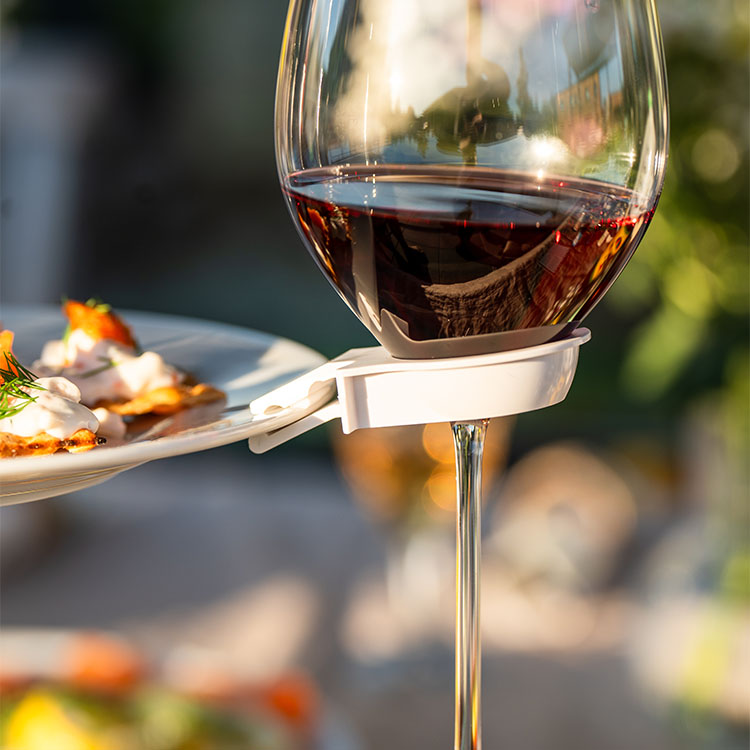 Plate glass holder 10pack of glass holders for plates at parties