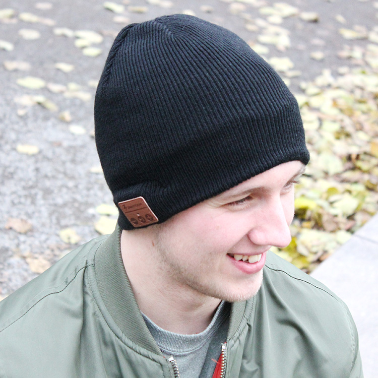 Hat with headphones