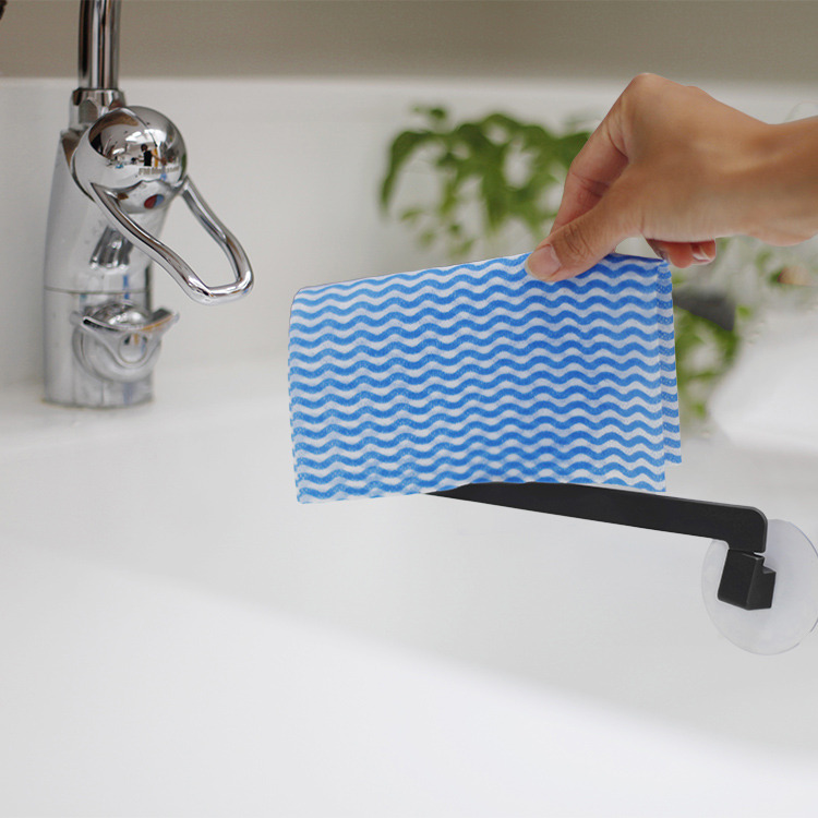 Suction cup dish cloth holder