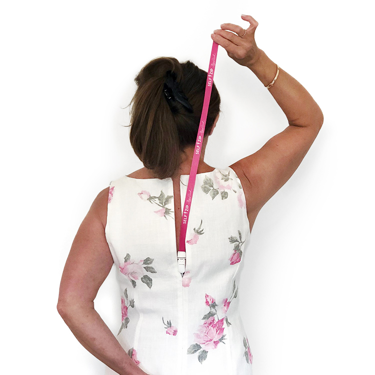 Self zip - for when you can't reach the zipper on your back 