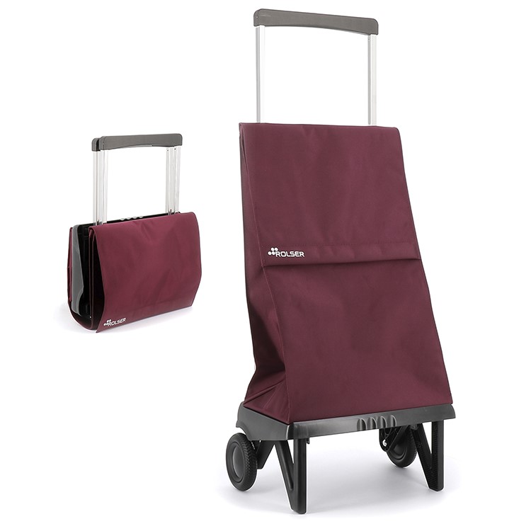 Foldable shopping trolley