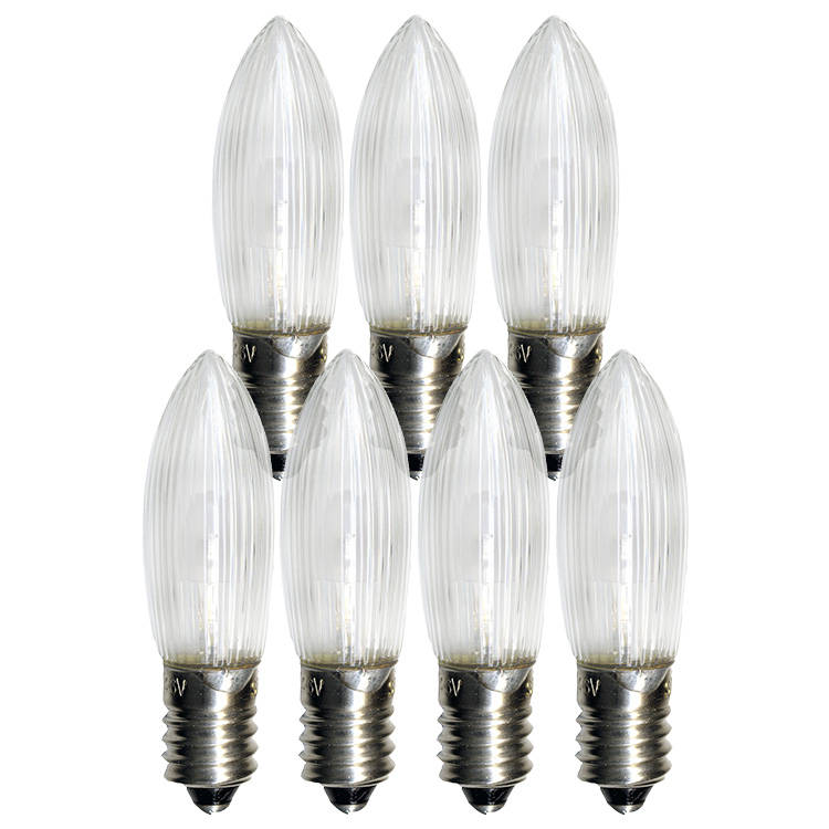 LED bulbs for your Christmas tree and Candle holders, 7-pack