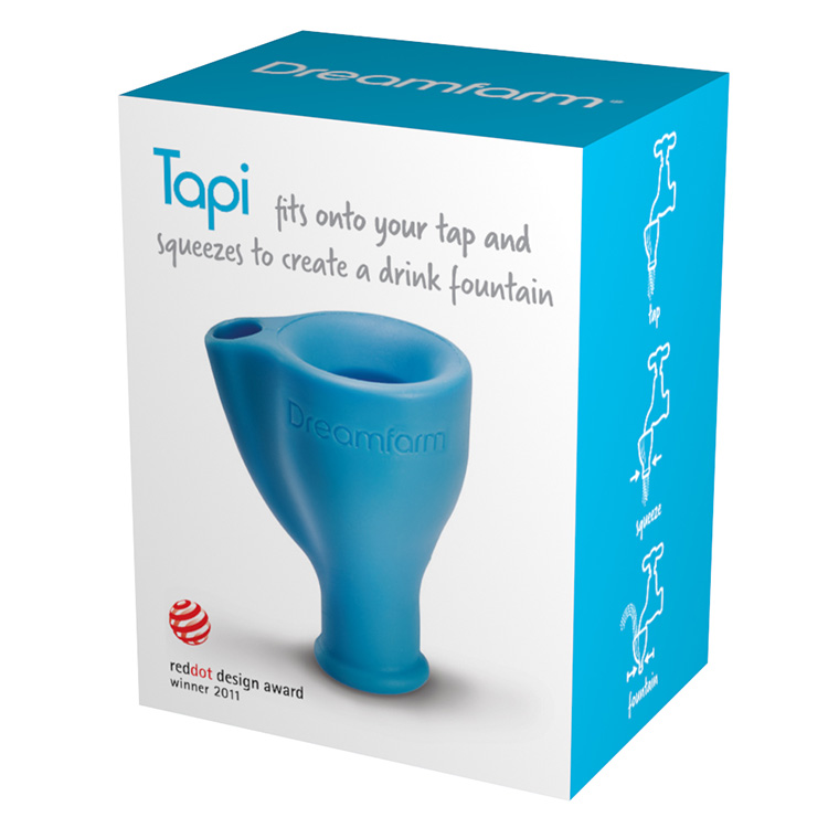 Water fountain mouthpiece for the tap