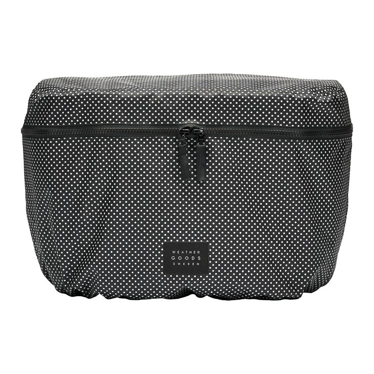 Reflective rain protection for bicycle baskets