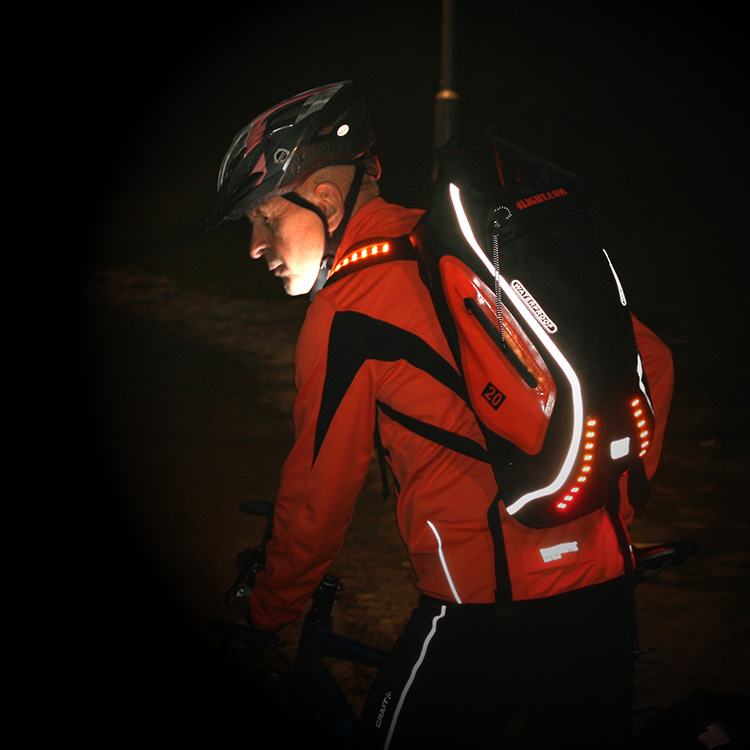 led light up backpack