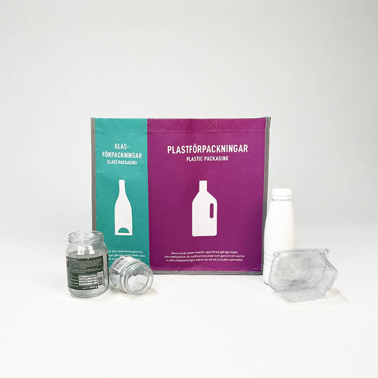 Recycling, Set with three Bags