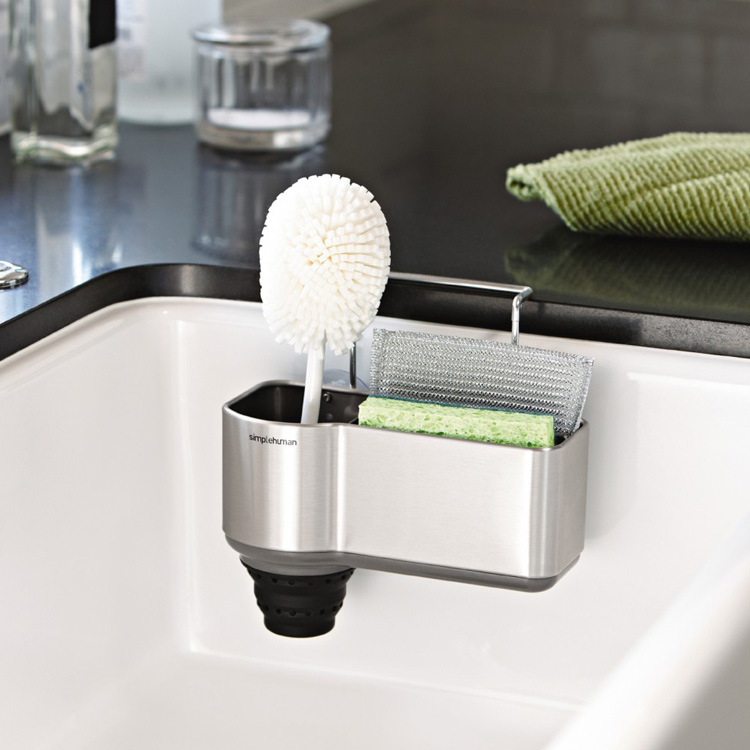 Dish-brush and sponge holder