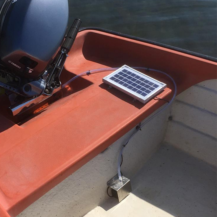 Solar-powered bilge pump