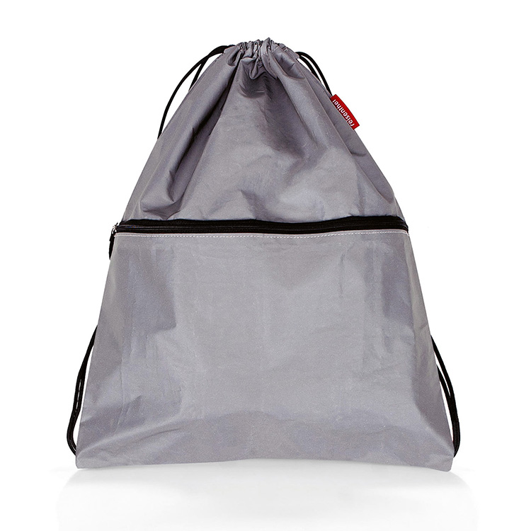 Gym bag in reflective fabric