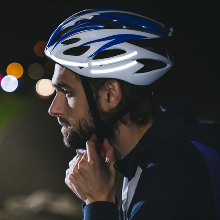 1x Harvey Hobbies Reflx Reflective Sticker Bikelife Bike Motorbike Helmet Bright