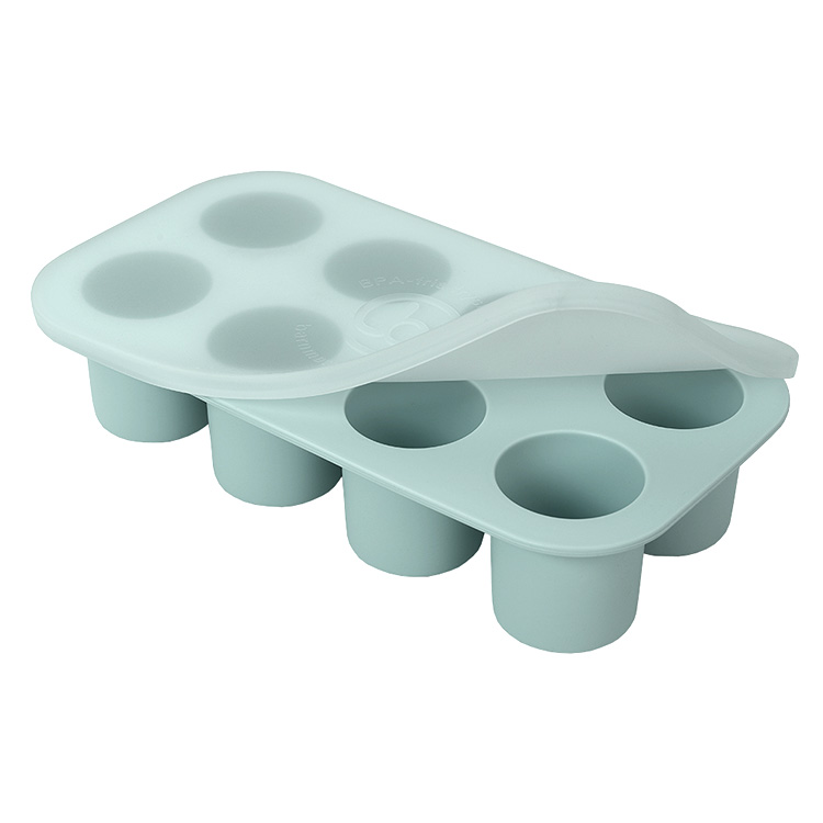 Freezer mold with lid - Silicone freezer mold with baby food | SmartaSaker