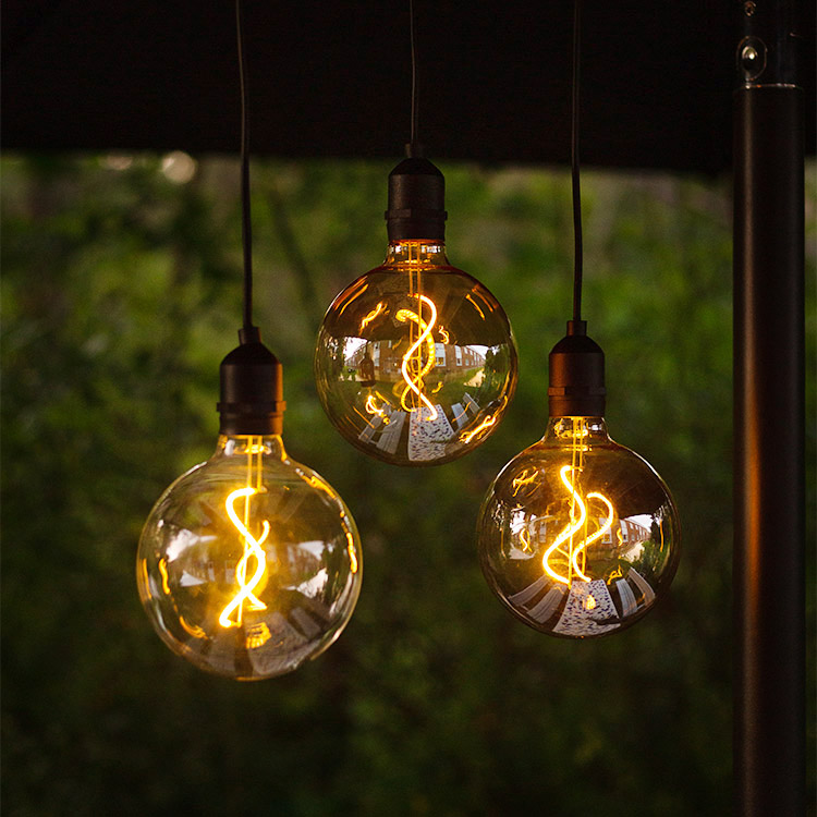 Battery-Powered Decorative Light - A large LED light bulb