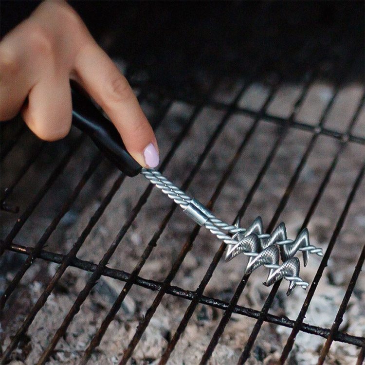 Small Stainless Steel Barbecue Brush