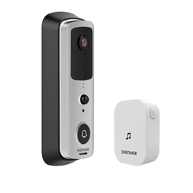 Wireless doorbell with Wi-Fi camera