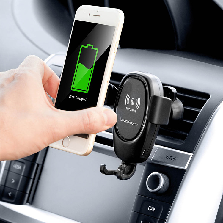 Mobile holder for your car with QI charger