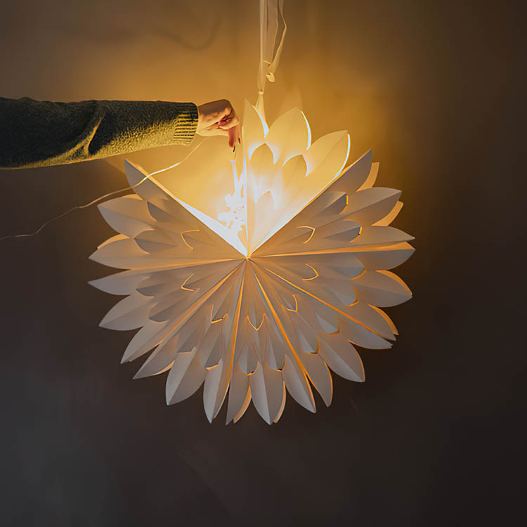 Battery powered light for Christmas star
