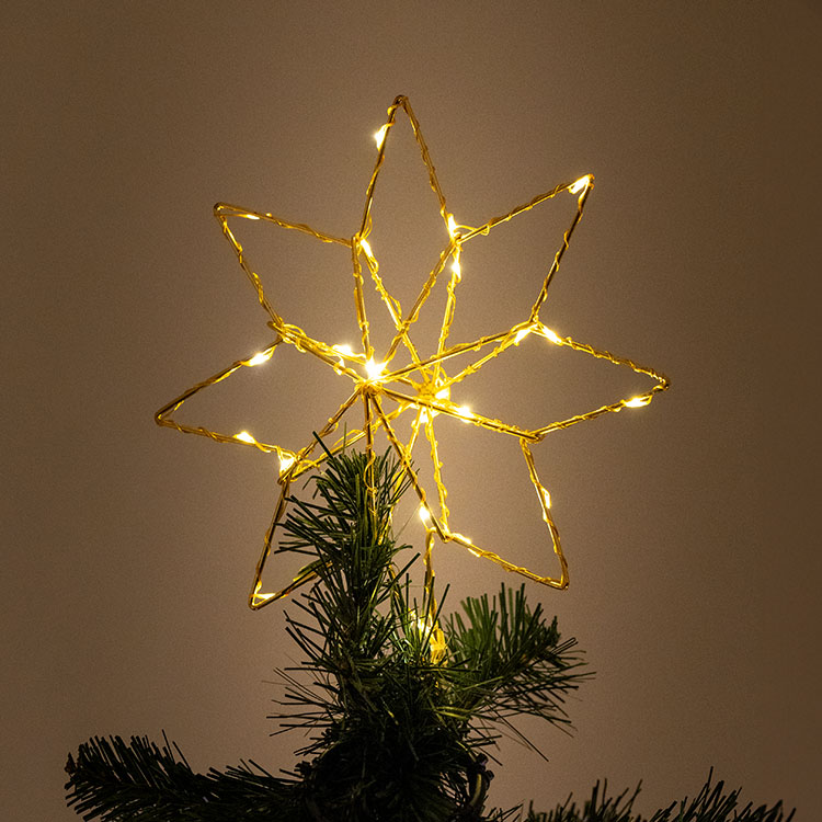 Christmas tree star light