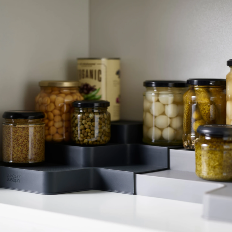 Adjustable Storage Shelf for Kitchen Cupboards