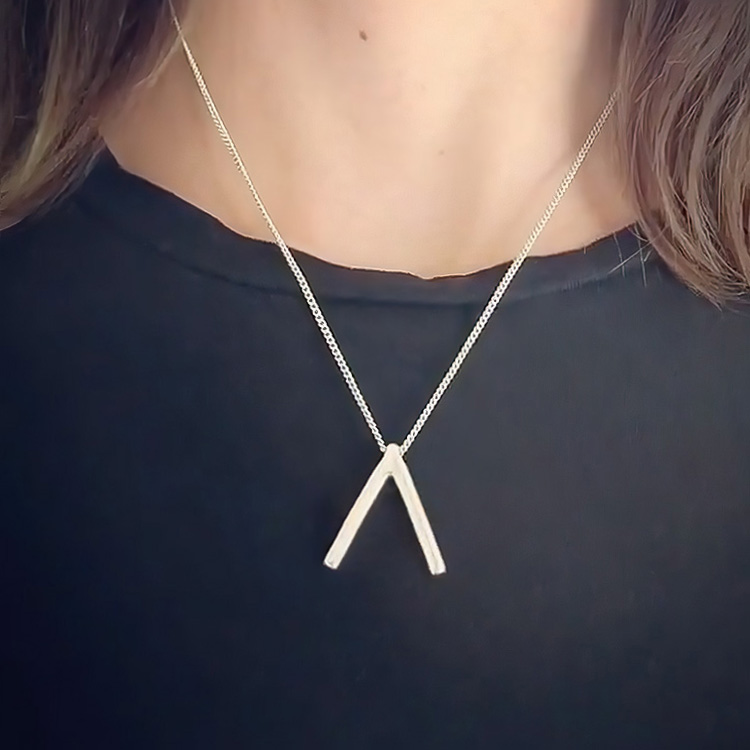 Necklace with ring holder, Ringholder Original