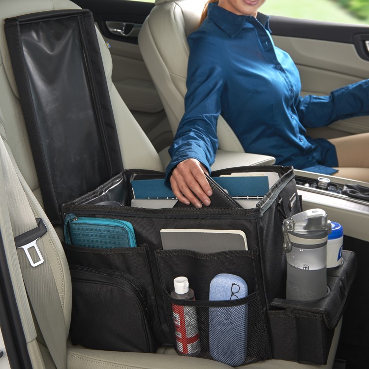 Storage bag with cooling compartment