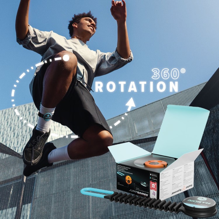 Activity game for the trampoline, Playfinity