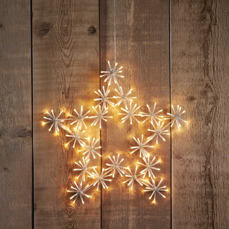 Christmas star for outdoor use