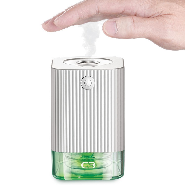 Hand sanitizer dispenser with mist