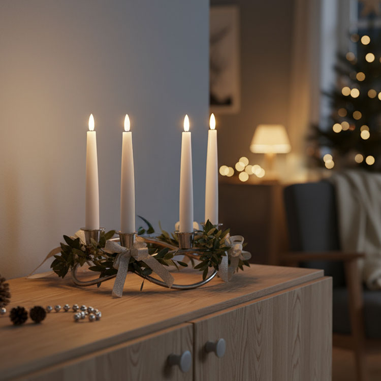 Candles with remote control 4-pack