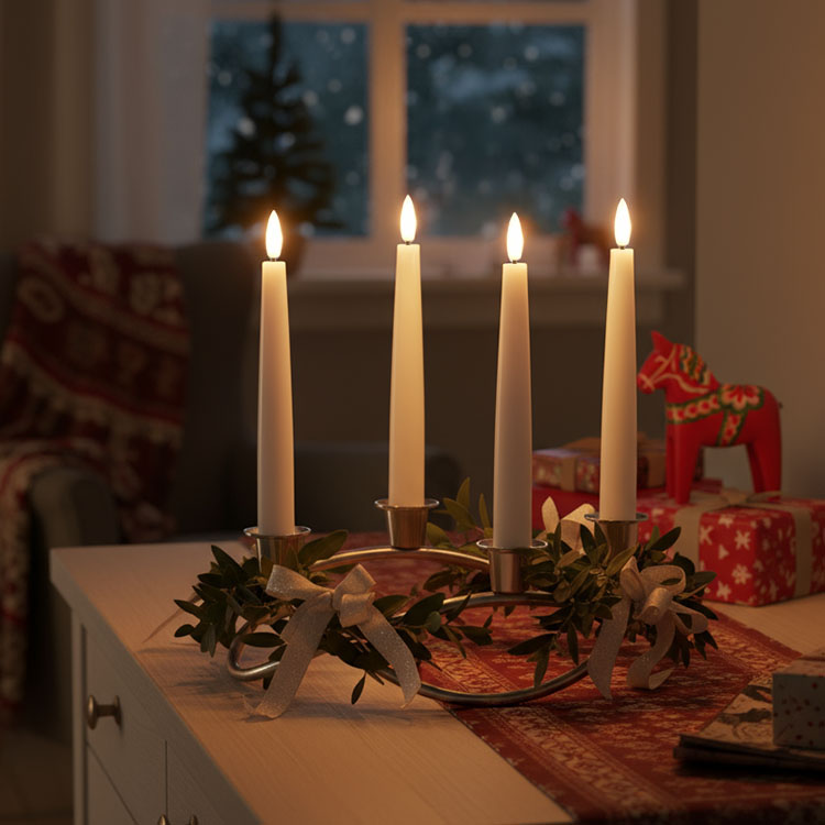 Candles with remote control 4-pack