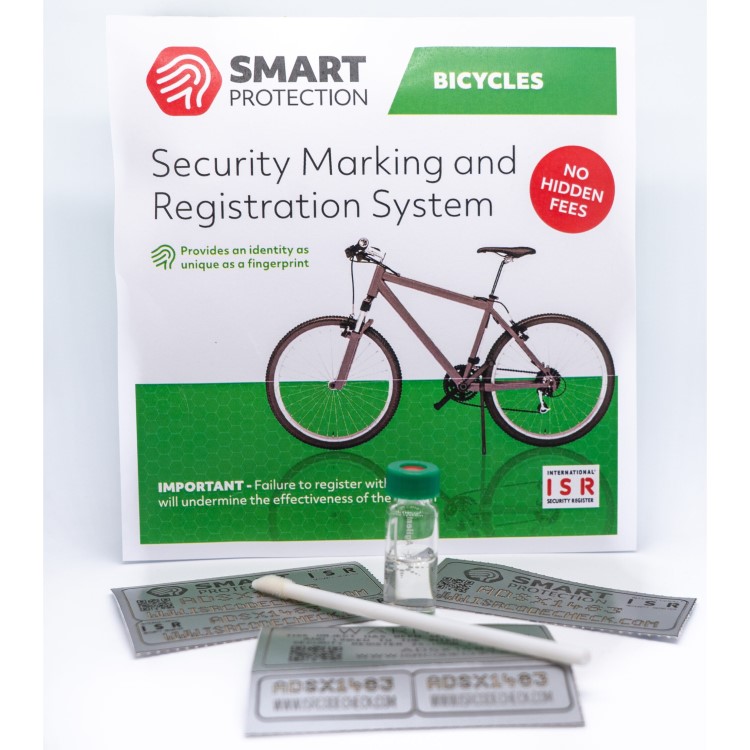 Anti-theft bike label