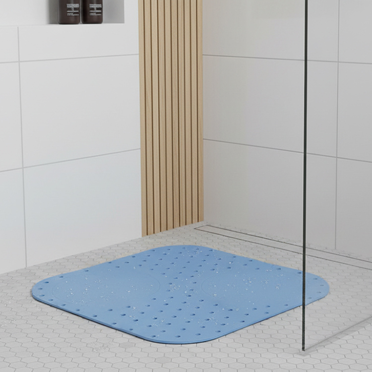 Anti-slip mat for the shower