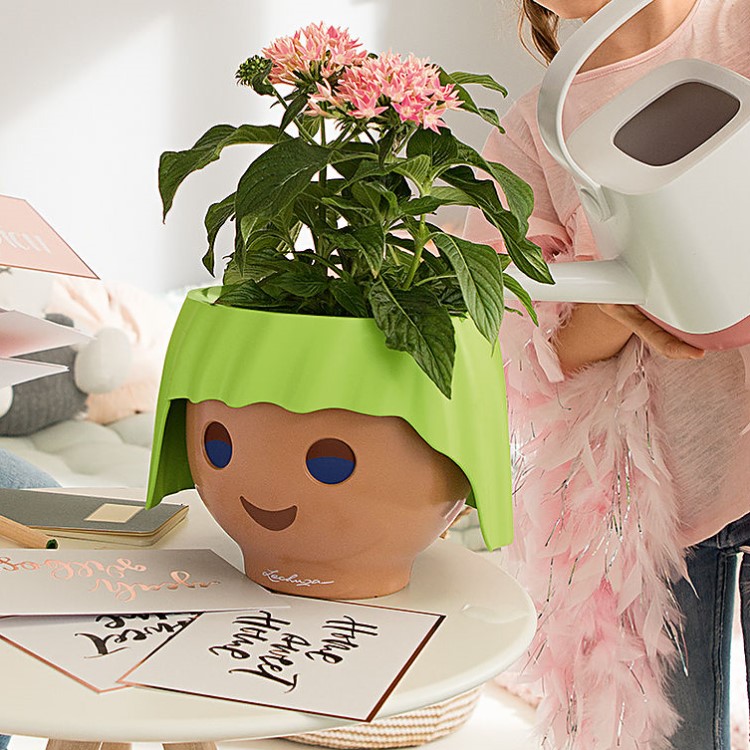 Self-watering plant pot, Face