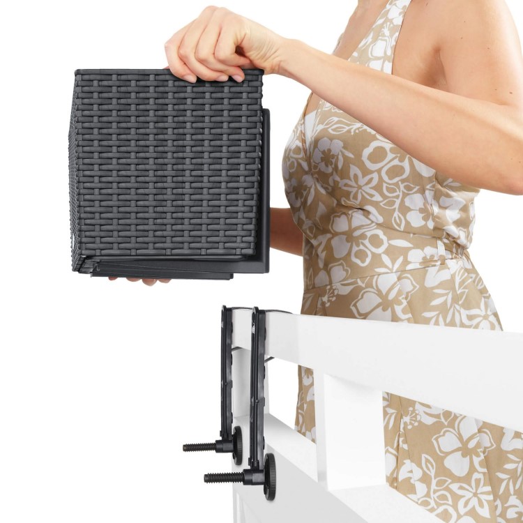 Flower box balcony bracket