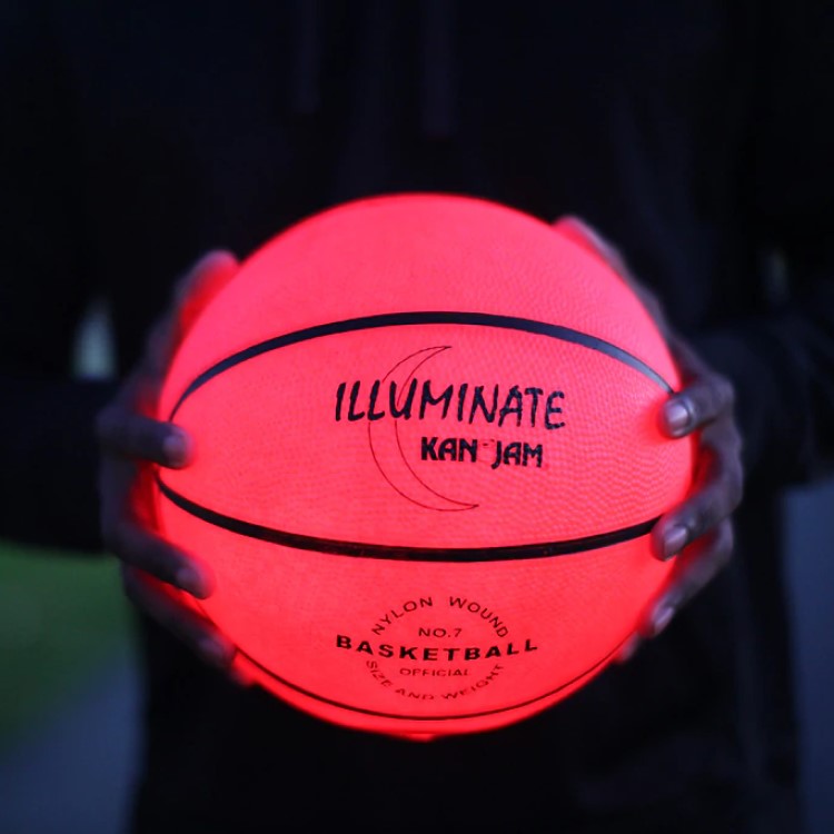 Light-up basketball